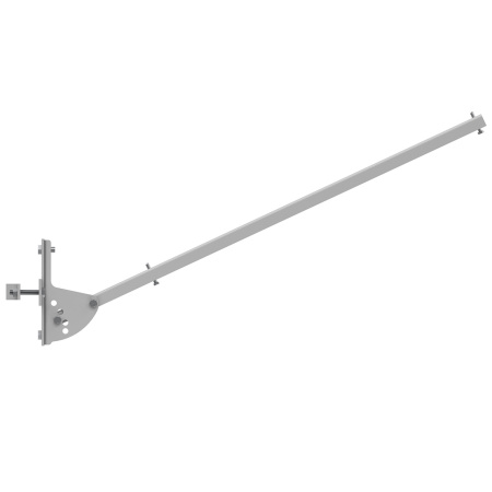 Support pour fixation sur tube rond vertical