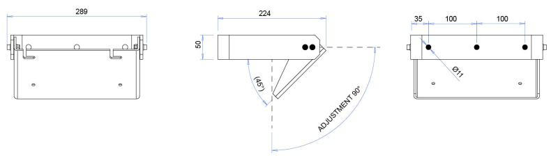 Support orientable