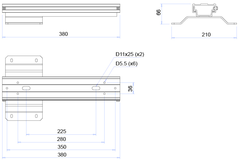 Rail de fixation