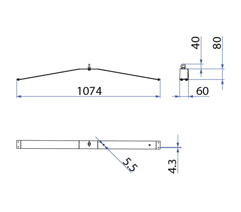 Tringle de suspension